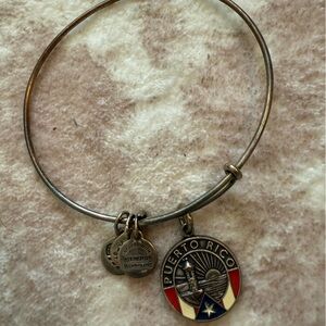 Alex & Ani Puerto Rico Charm Bangle Bracelet